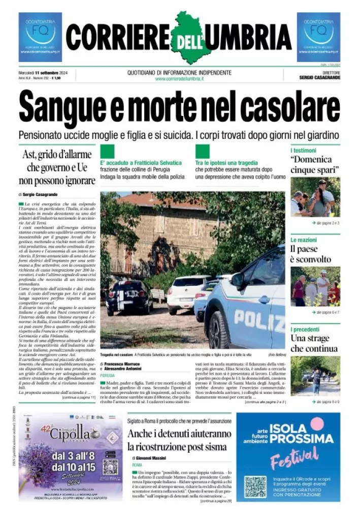 Prima-pagina-corriere umbria-del-2024-09-11